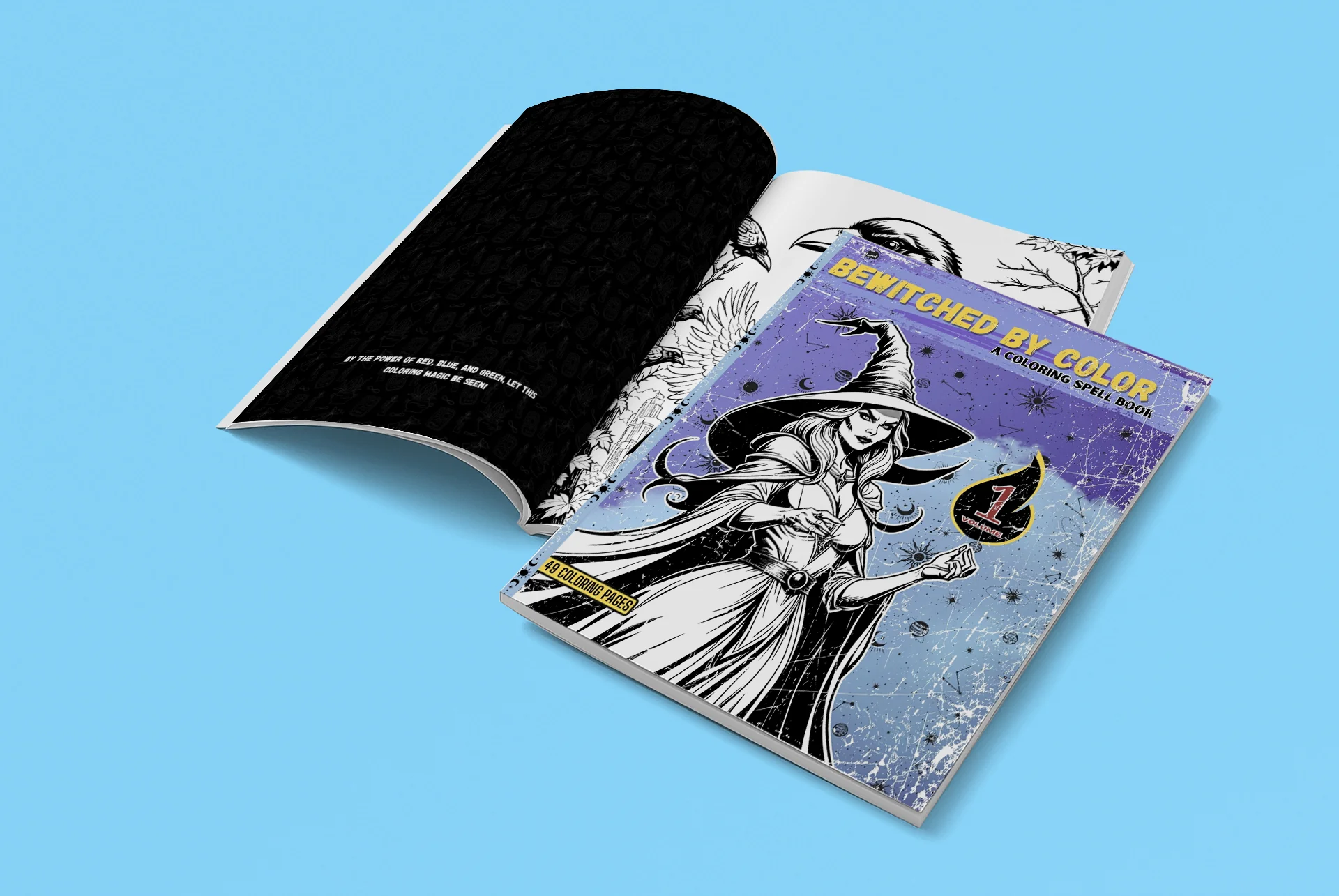 Bewitched by Color – A Coloring Spell Book (Volume I) detail image